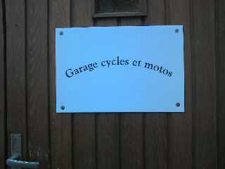 garage pour cycles et motos
